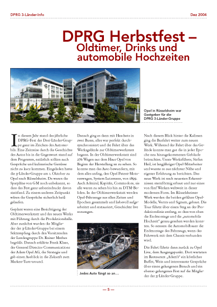 DPRG Newsletter