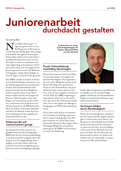 DPRG Newsletter