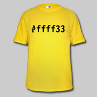 Hexafarbenshirt #ffff33