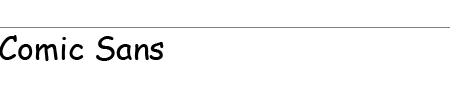 Comic Sans