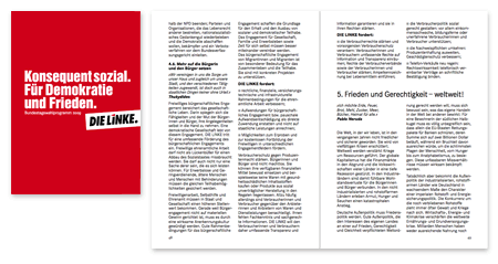 LINKE Wahlprogramm 2009