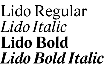 Die vier Lido-Schnitte