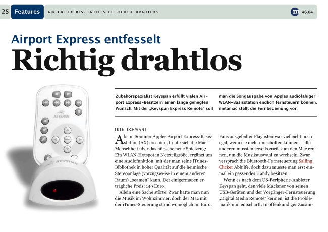 metamac magazin Evolution 4