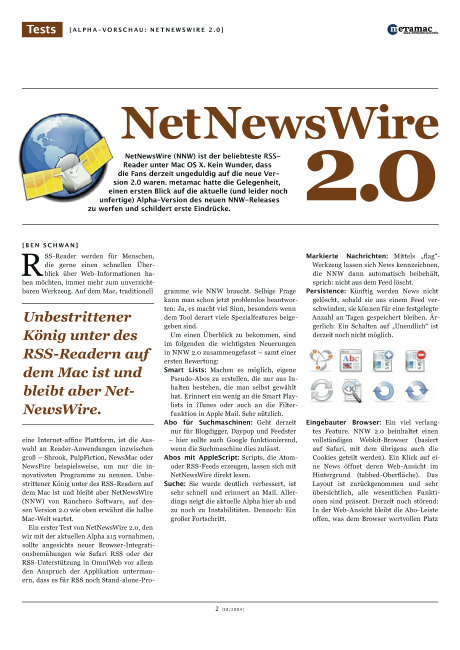 metamac magazin Evolution 1