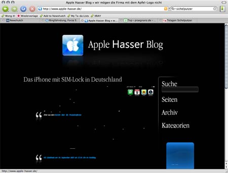 Apple Hasser Blog